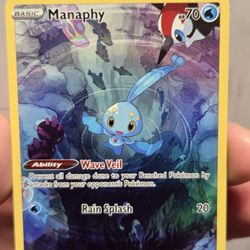 Manaphy Pokemon Card