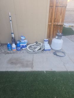 Above ground pool items