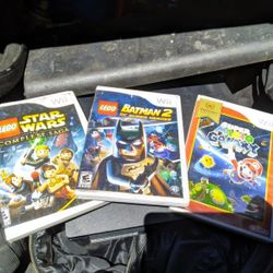 3 Wii Games Bundle Lot For $20 Super Mario Party Bros Galaxy  Lego Star Wars Lego Batman 2
