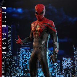 Hot Toys 1/6 Marvel's Spider-Man 2 Spider-Man (Superior Suit) Figure! VGM61