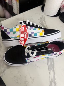 Woman’s vans 9.5 Multicolored new