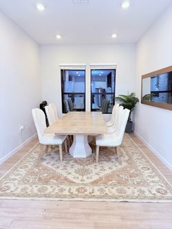 New Ashley dining table and chairs