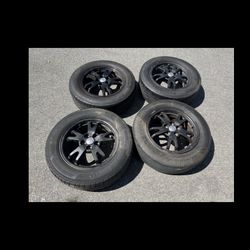 4 - 195/65r15 5x100 5x3.94 Stock Prius Celica Corolla Impreza Wheels Rims Tires!!!!