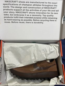 Tom Sach Nikecraft Field Brown Size 8.5M DS Retail Price 