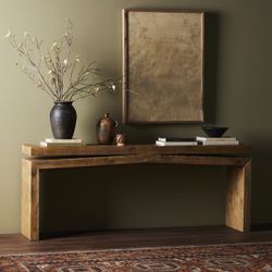 Four Hands Matthes 79” Console Table, Rustic Natural 