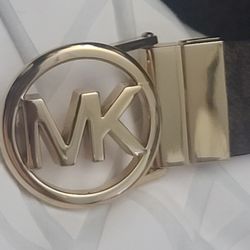 MICHAEL KORS GOLD LOGO BELT