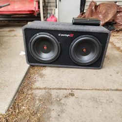 12 " Gravity Competion Subs, Kicker Box And 1200w Kicker Amp