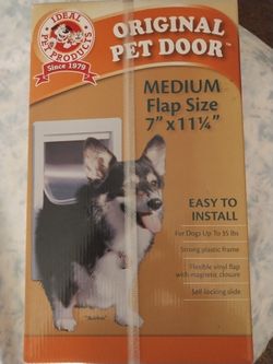 New original pet door medium flap size