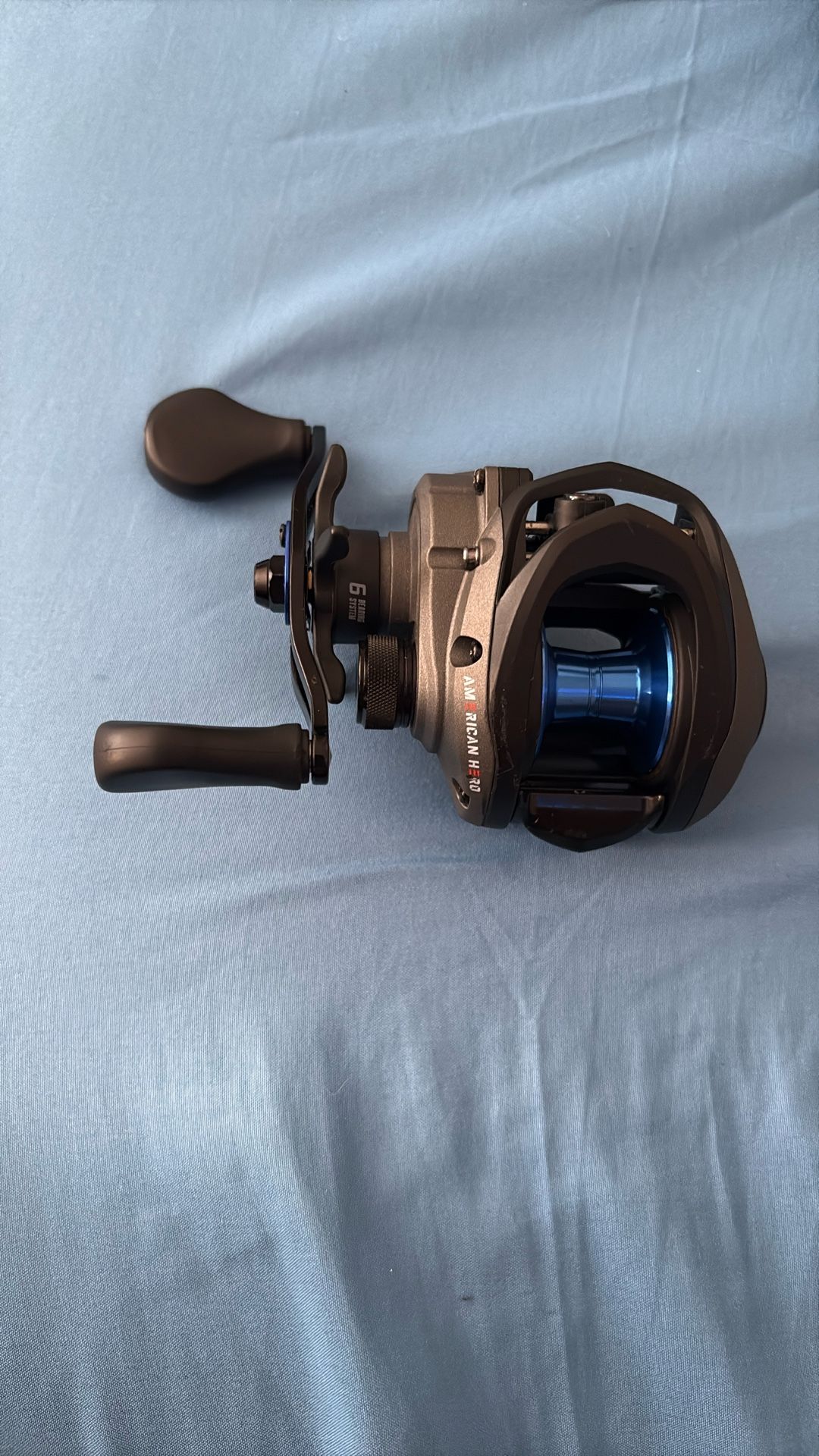 american hero baitcaster left handed