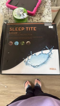 Full Size! Sleep Tite Encase Lt Mattress Protector, 100% Waterproof, Bed Bugs, Dust Mites Breathable Cover