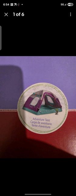 American girl adventure tent