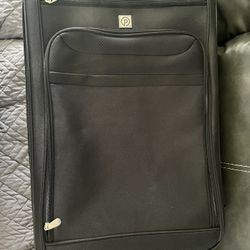 Two Identical Suitcases On Wheels