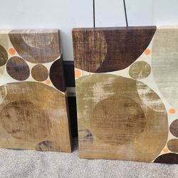 Neutral II" canvas art. 