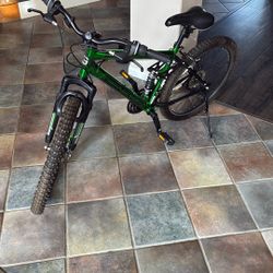 Genesis Assault 24” inch Bike 21 Speed Metallic Green