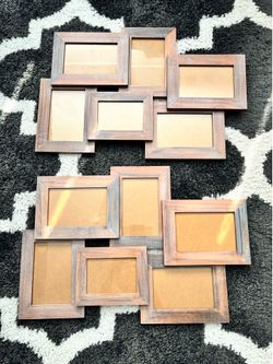 Set of 2 Wooden Collage Frames