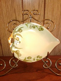 Vintage Weimar Nut Dish Porzellan