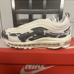 Brand new Woman’s Nike Air Max 97 Cow Print Size 7.5 with box 