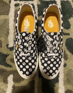 Size 11 Union X Vans Asphalt Polka Dot