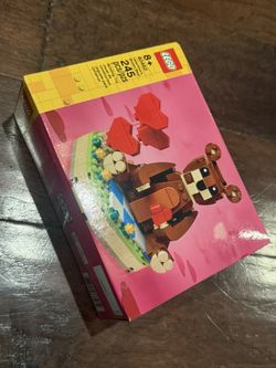 lego valentines day brown bear new unopened