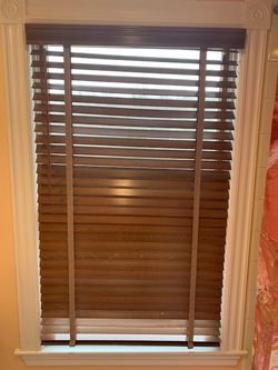 SMITH & NOBLE GENUINE SOLID REAL WOOD VENETIAN BLINDS