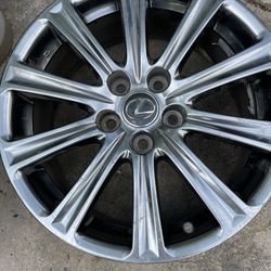 4  / 2019 Lexus Wheels Used  18 Inch 