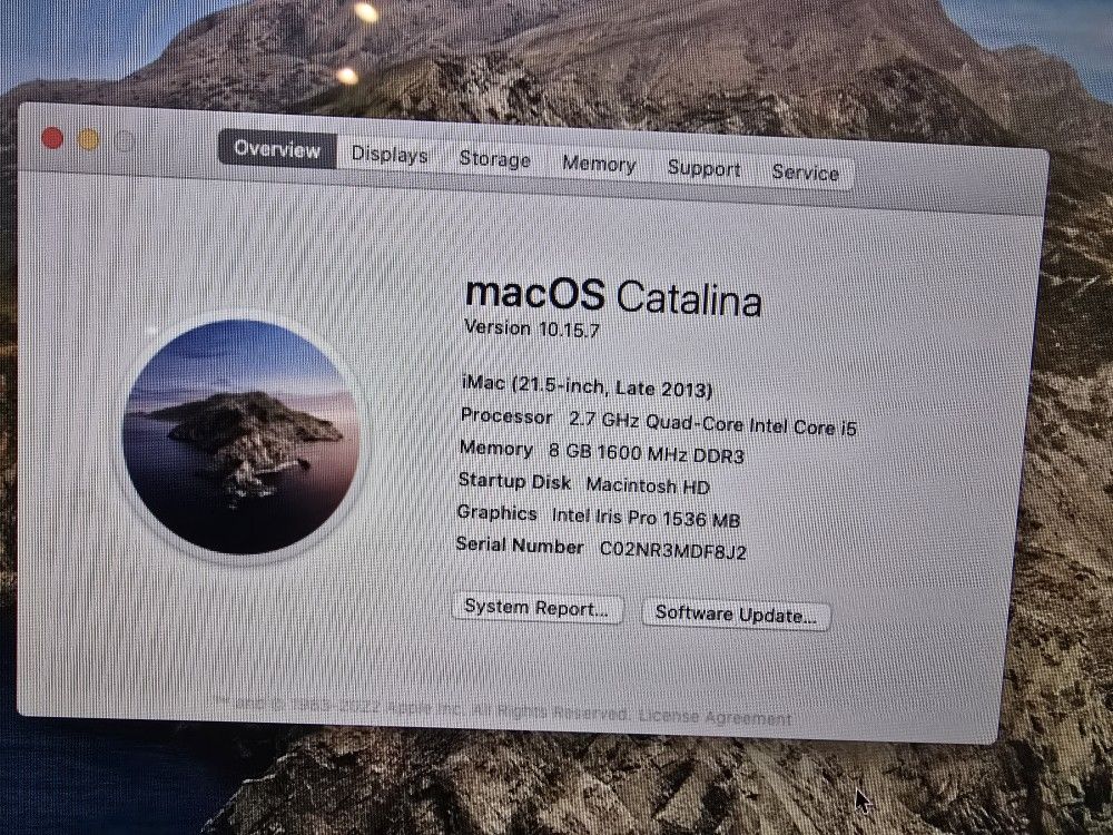 iMac 21.5 In. (Late 2013)