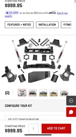 07-13 Silverado/suburban/tahoe lift kit