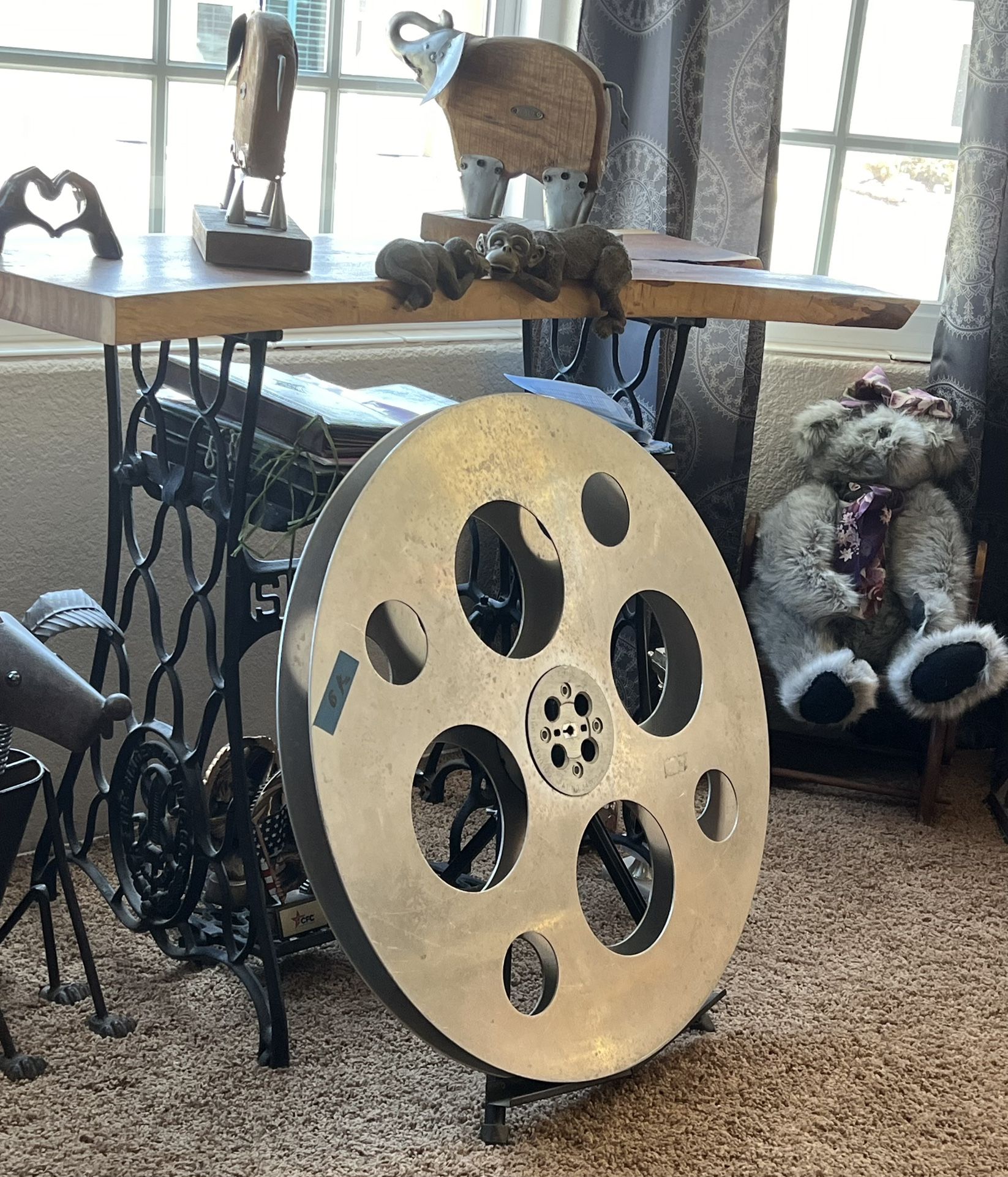 24” Vintage Movie Reel, Theater Size