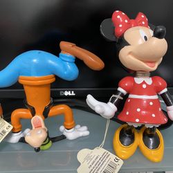 Minnie Mouse And Goofy Bobble Heads