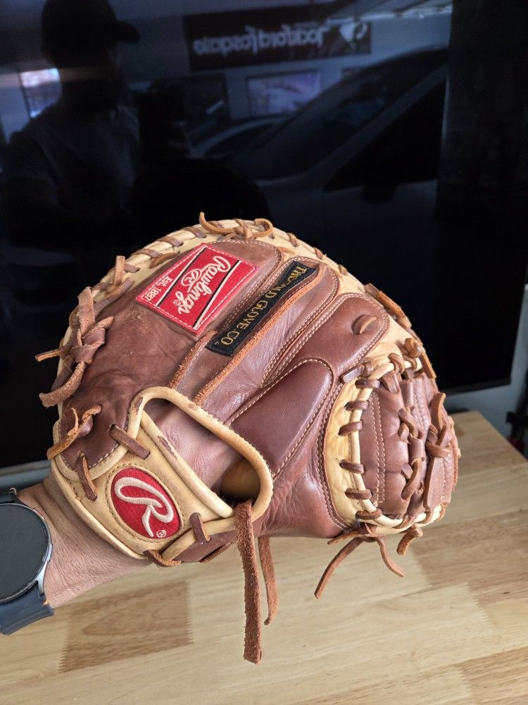 Rawlings GGECMBR Catcher Mitt RHT Baseball Gold Glove Elite 32.5" Pro Design (Higley and Germann)