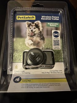 Pet safe Wireless Fence receiver, collar