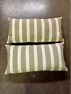 Small Outdoor Pillows, set of two