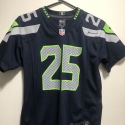 Nike Football Jersey Youth Boys Seattle Seahawks Richard Sherman #25 Size Medium
