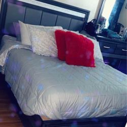 For Sale: Queen Bed Frame & Dresser With Mirror
