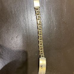 10k Gold Chino Link Bracelet 9 Inch, 15MM For A Good Price!! 
