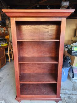 Bookcase wooden 3 shelf 60 x 36 x 16