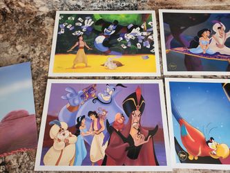 Disney's aladdin lithographs 4