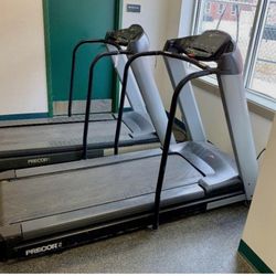 TWO FULLY WORKING PRECOR C956 TREADMILLS IN PERFECT WORKING ORDER. 220 VOLT IS REQUIRED