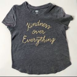 Girl's gray T-shirt size: 7/8