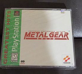 Metal Gear Solid PS1 Greatest Hits (Still in original seal).
