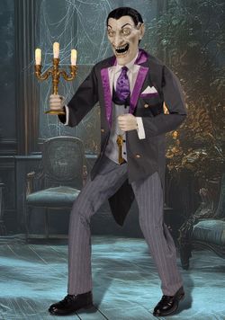 New 6’ Animated Halloween Vampire Butler