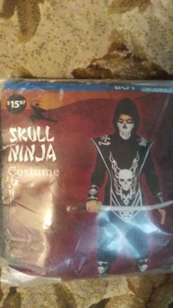 HALLOWEEN SKULL NINJA COSTUME