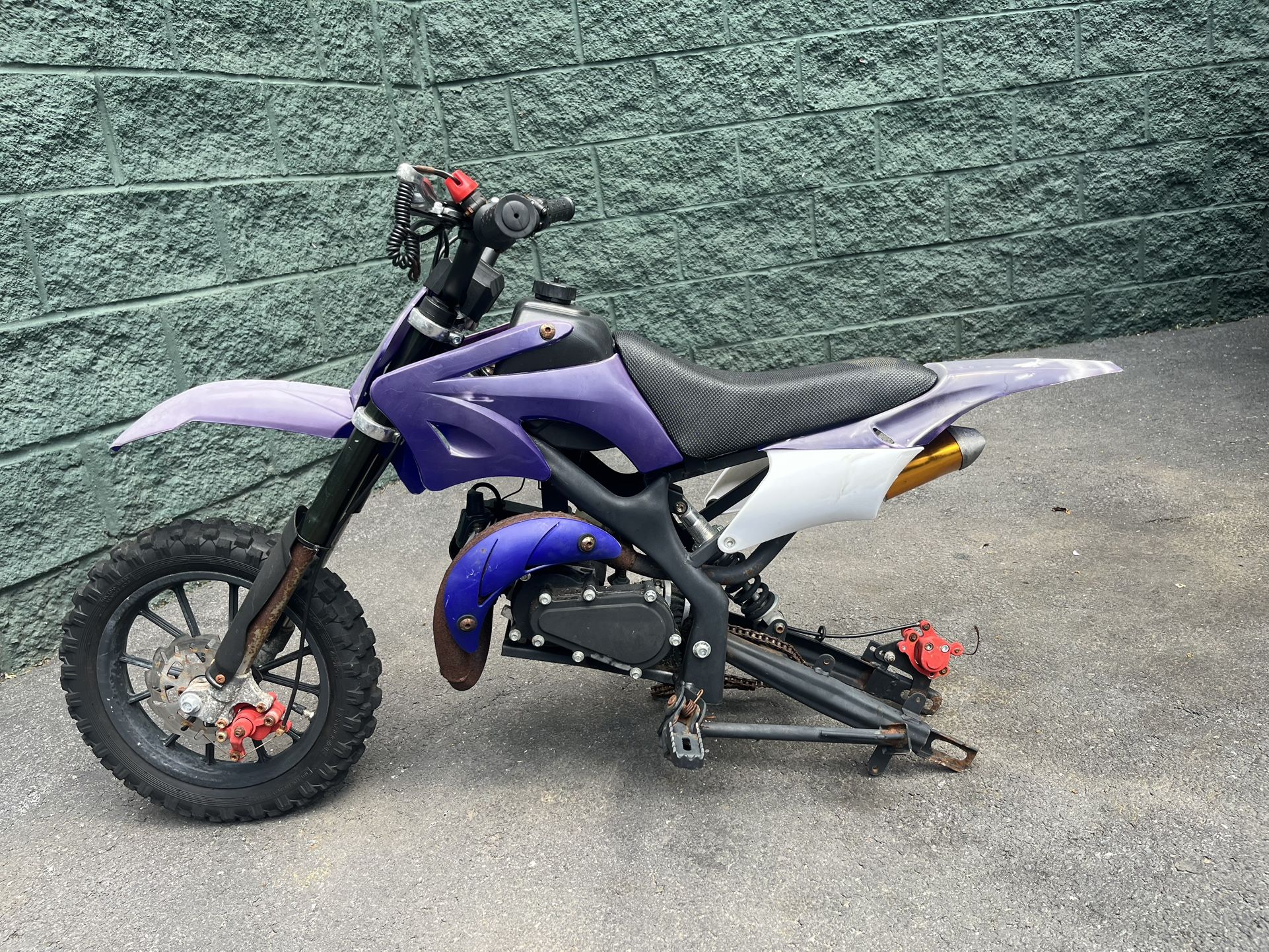 49cc Running Dirt Bike Project