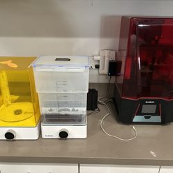 Elegoo Saturn 2 8k 3D Printer. Includes Washer And UV Light Curator