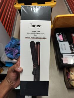 L'ANGE HAIR Le Duo Flex 360° Airflow Titanium Styler | Curling Iron with Adjustable Settings Creates Waves | Air Flow Styler Enhances Volume Locks | D