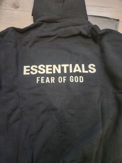 Essentials hoodie black