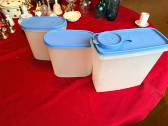 Set of 3 Tupperware Storage Containers – $20