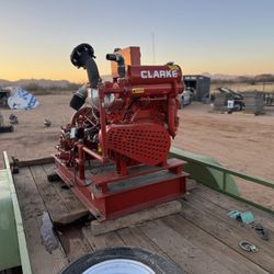 Perkins/Clark 1000 GPM engine fire/water pump *Low Hours*