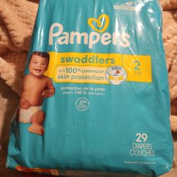 Pampers Swaddlers Size 2 Has 29 Diapers Brand New Asking 8