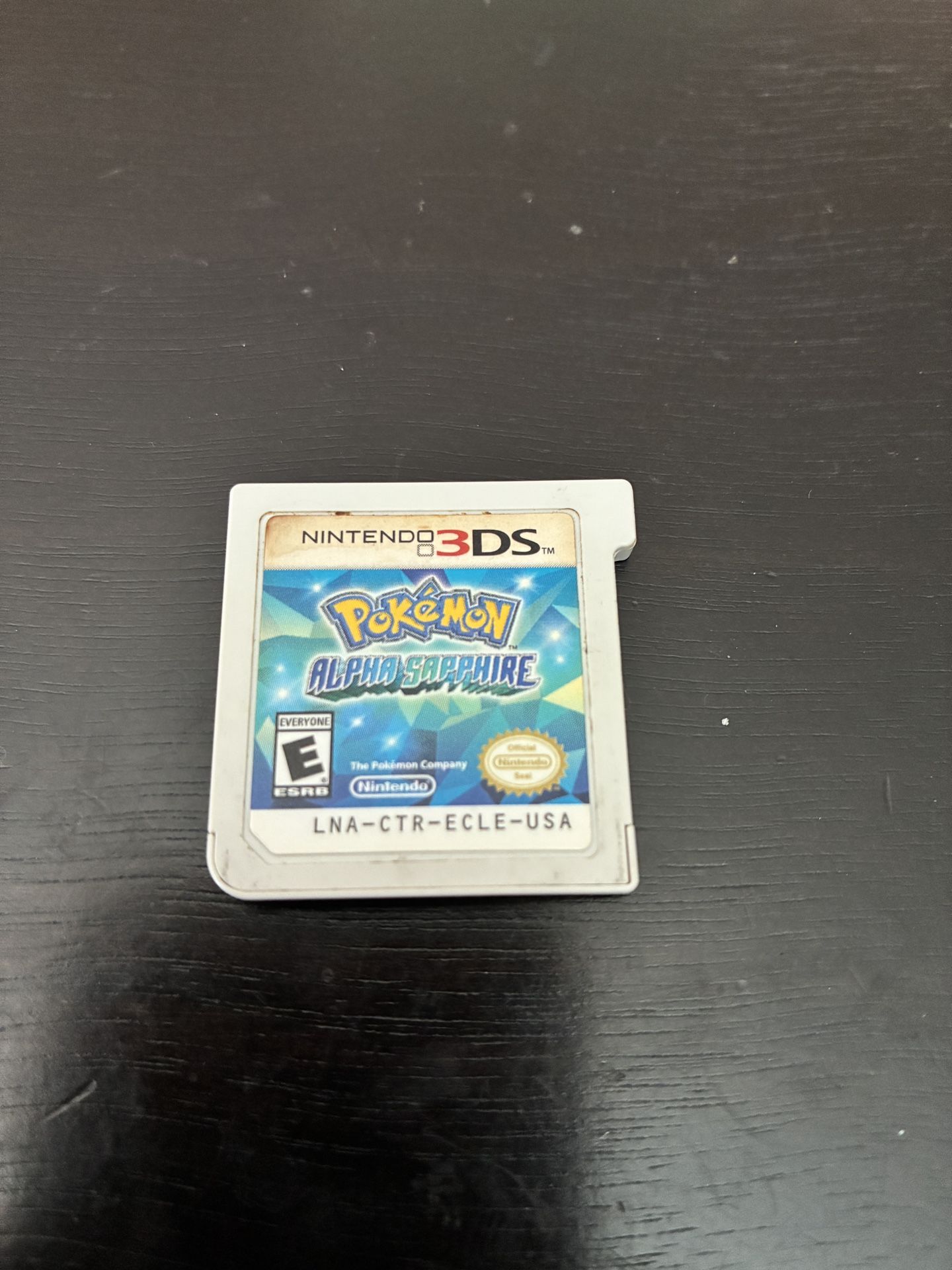 Pokemon Alpha Sapphire Nintendo 3DS, 2014, Authentic Cartridge